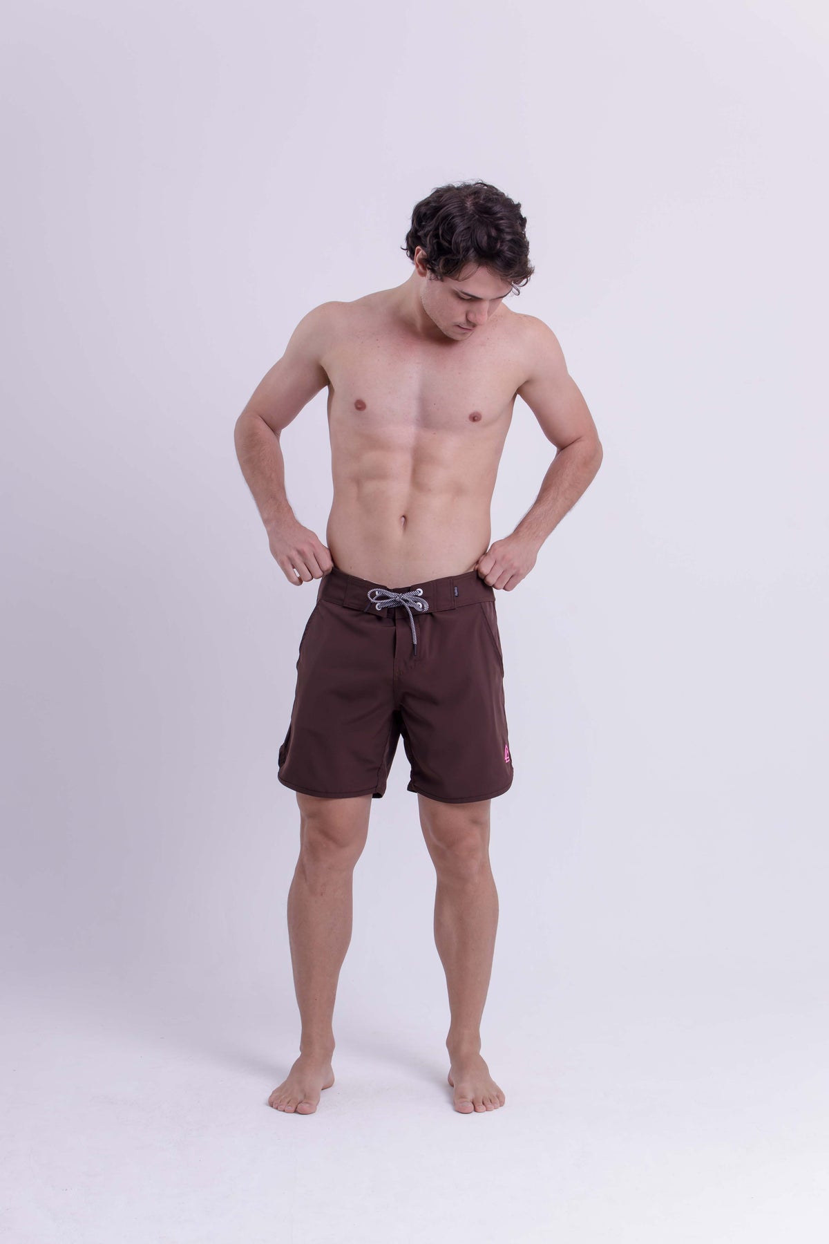 Boardshort Surf Retrô Cacao
