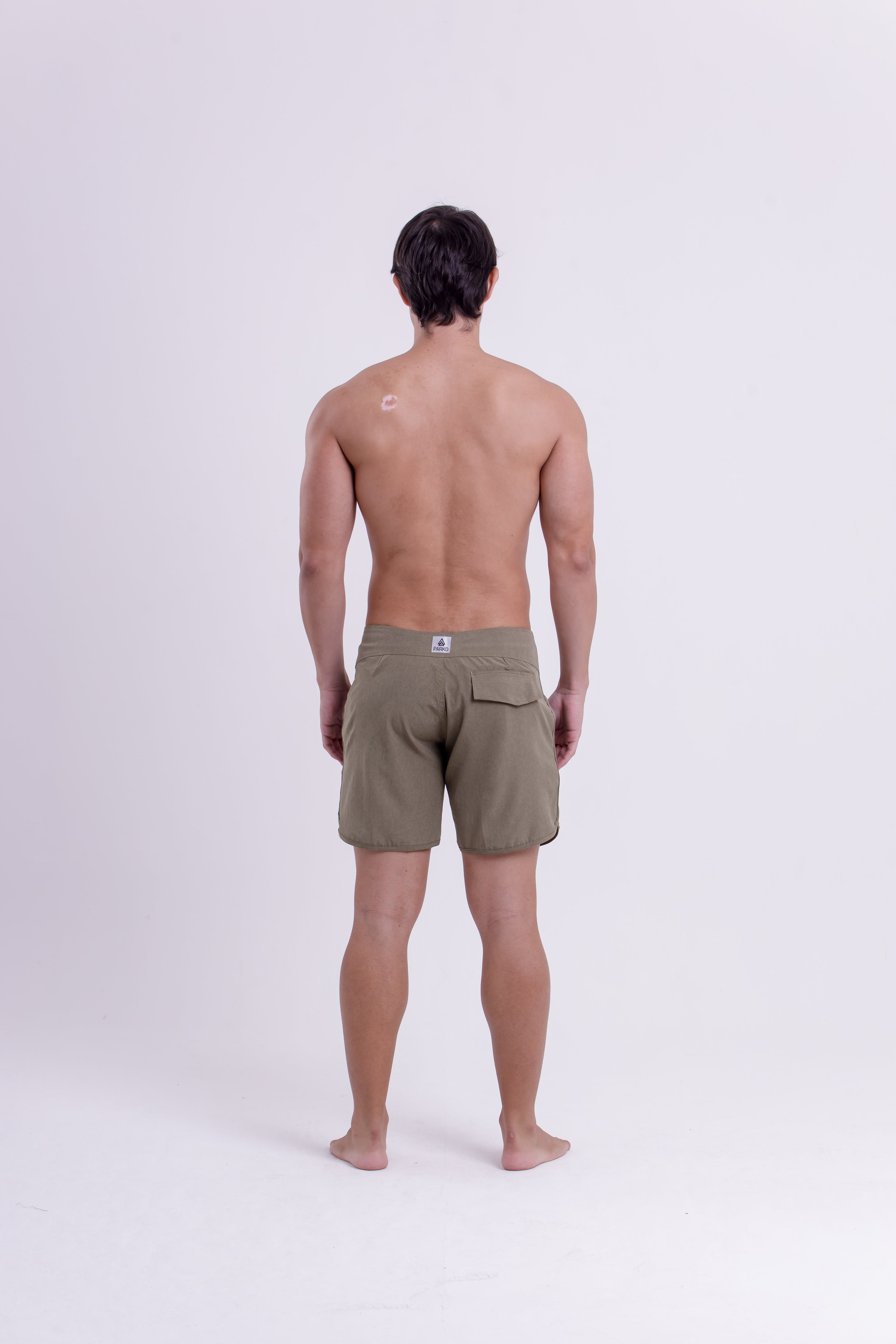 Boardshort Surf Retrô Verde Militar