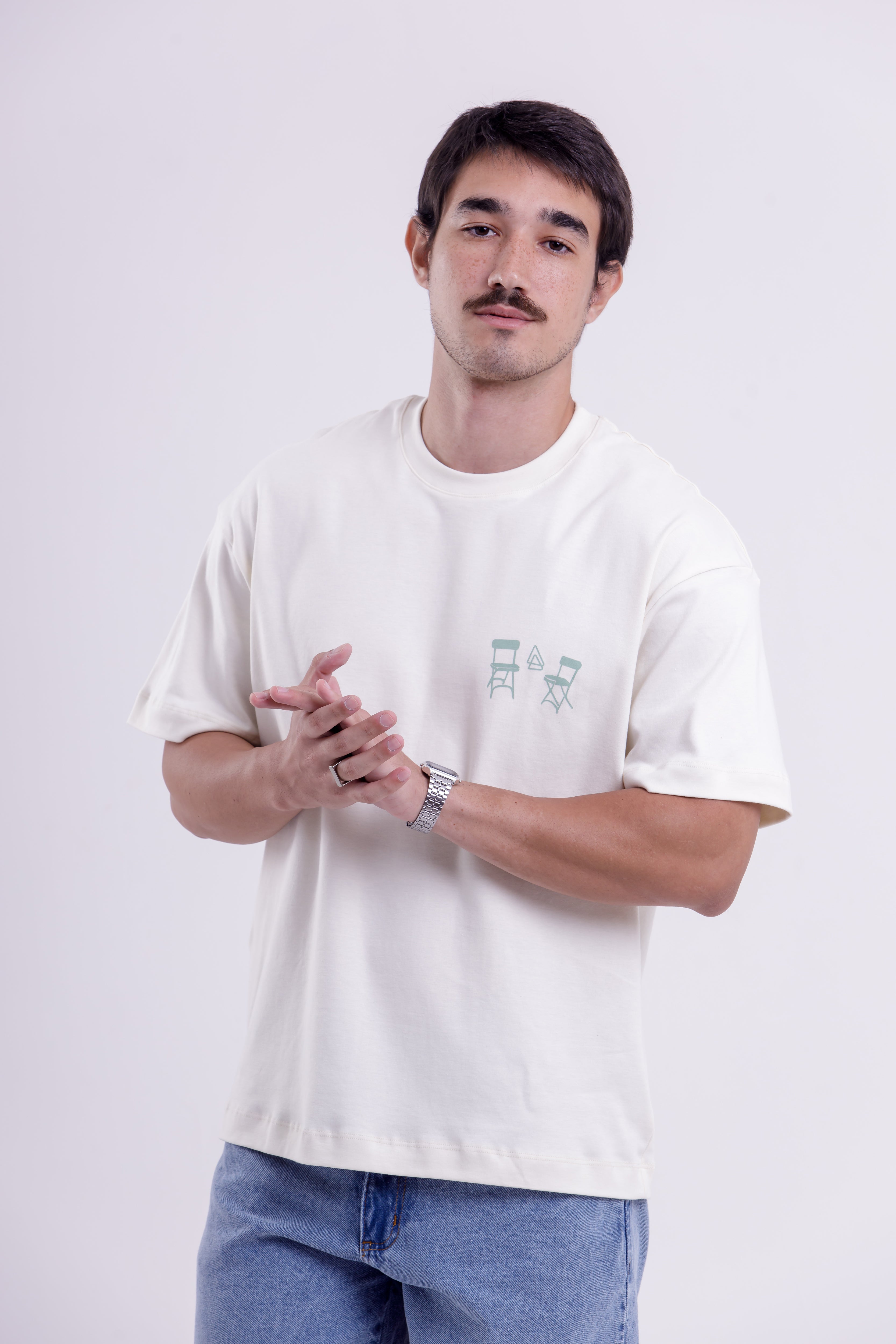 T-shirt Over Boxy Calçada