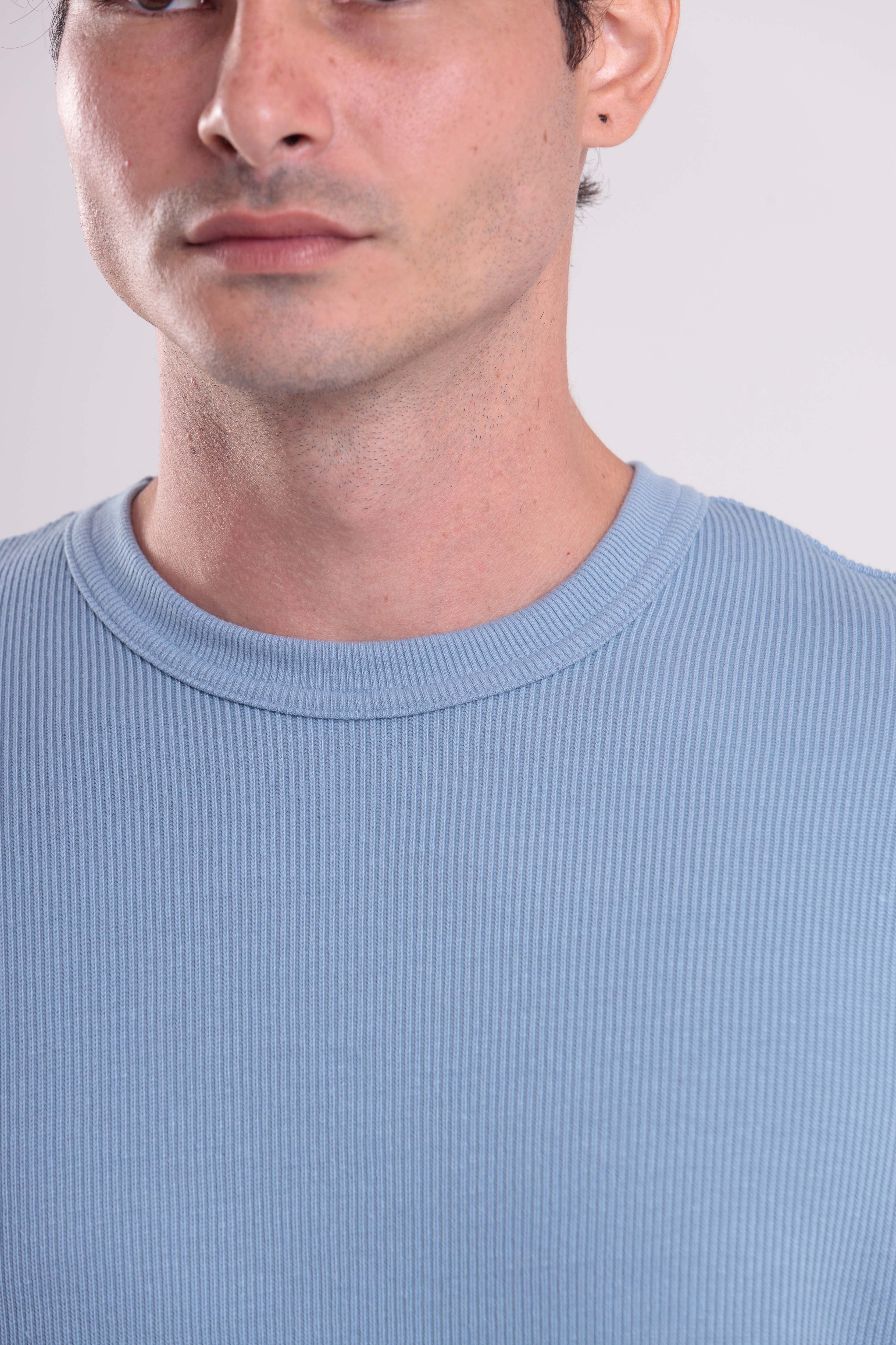 T-Shirt Over Boxy Champy Azul