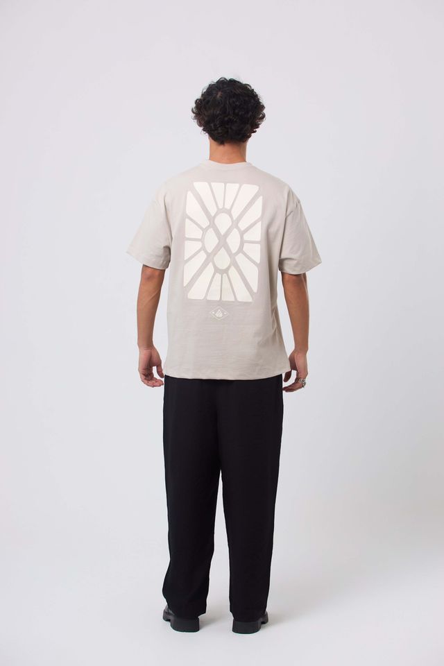 Camiseta Over Boxy Caleidoscópio