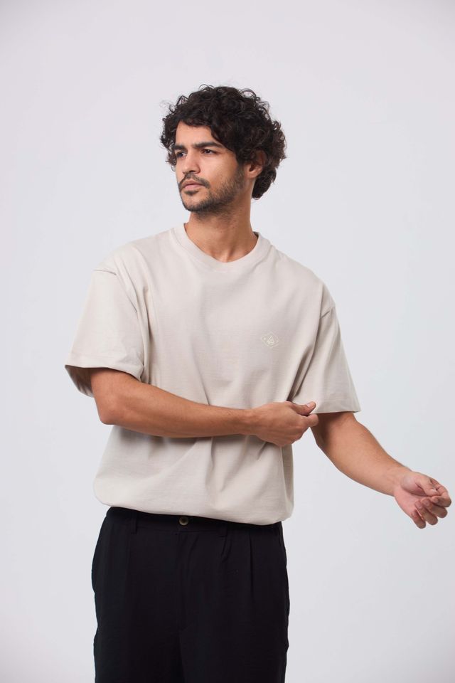 Camiseta Over Boxy Caleidoscópio