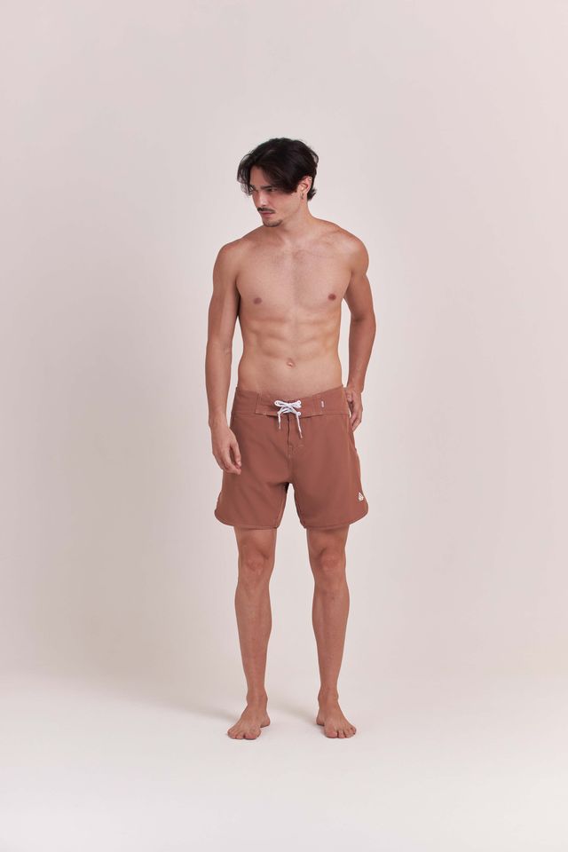 Boardshort Surf Retrô Brown