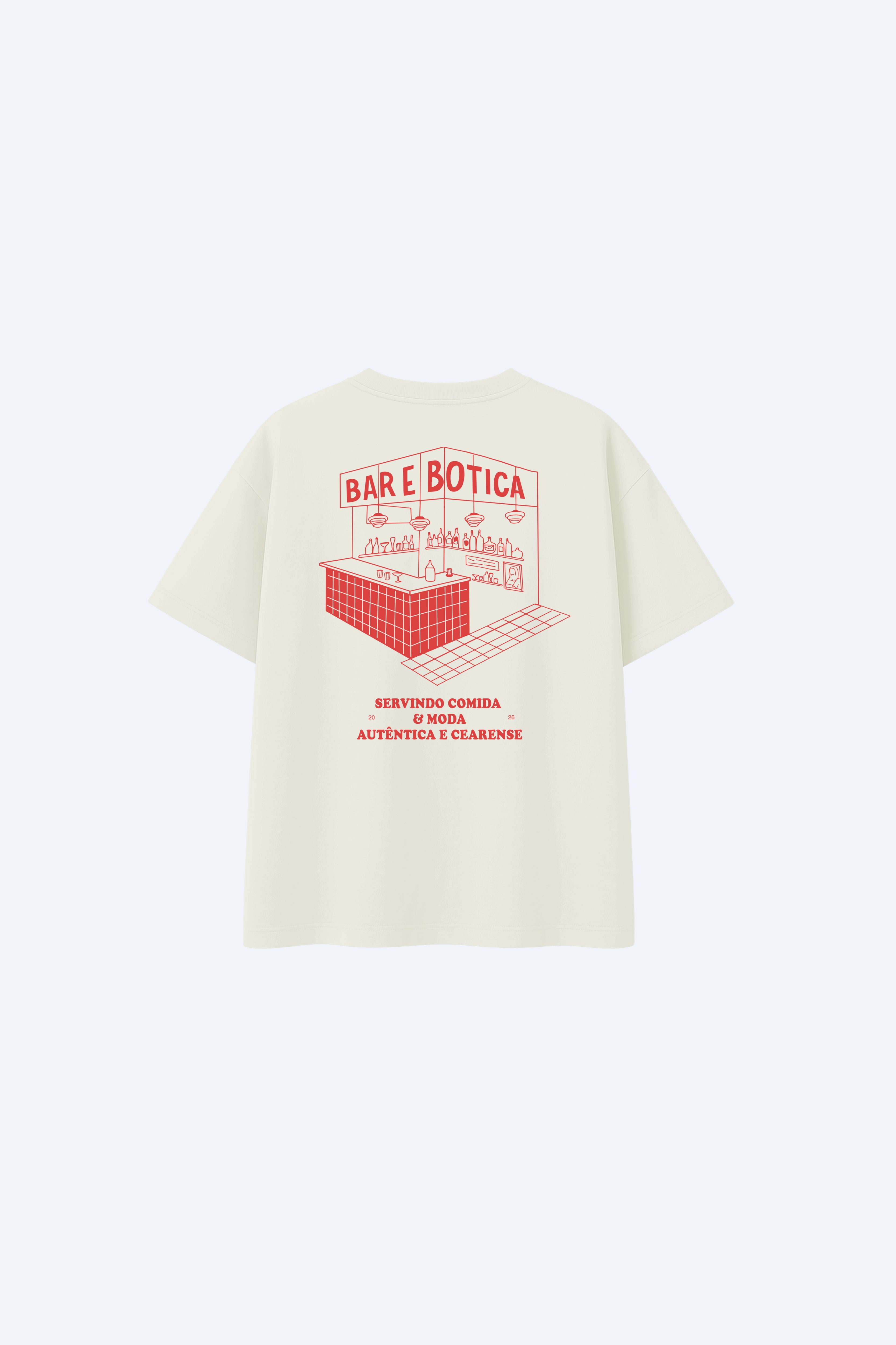 Camiseta Over Boxy Bar & Botica
