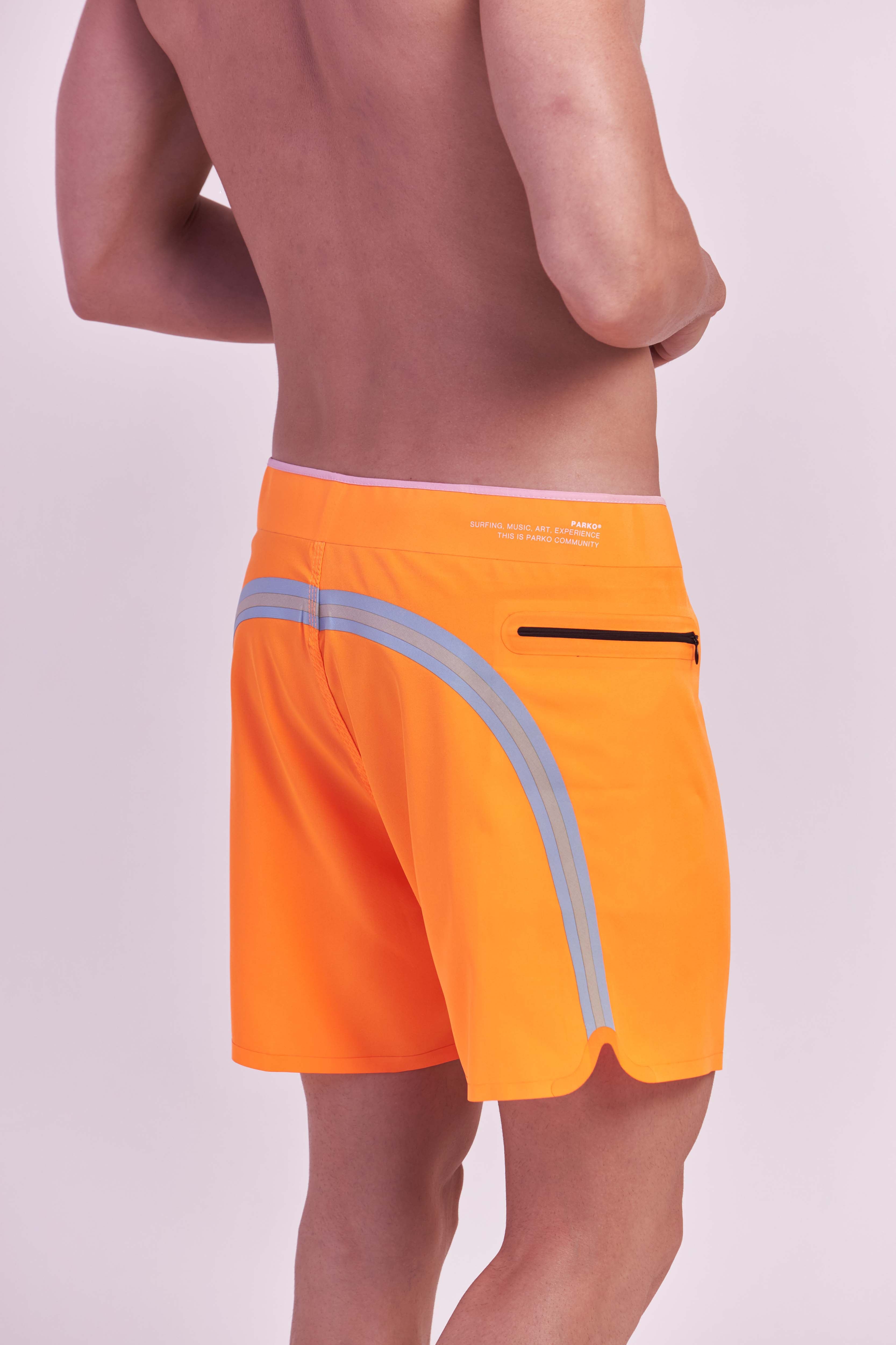 Boardshort Flow Rainbow Orange