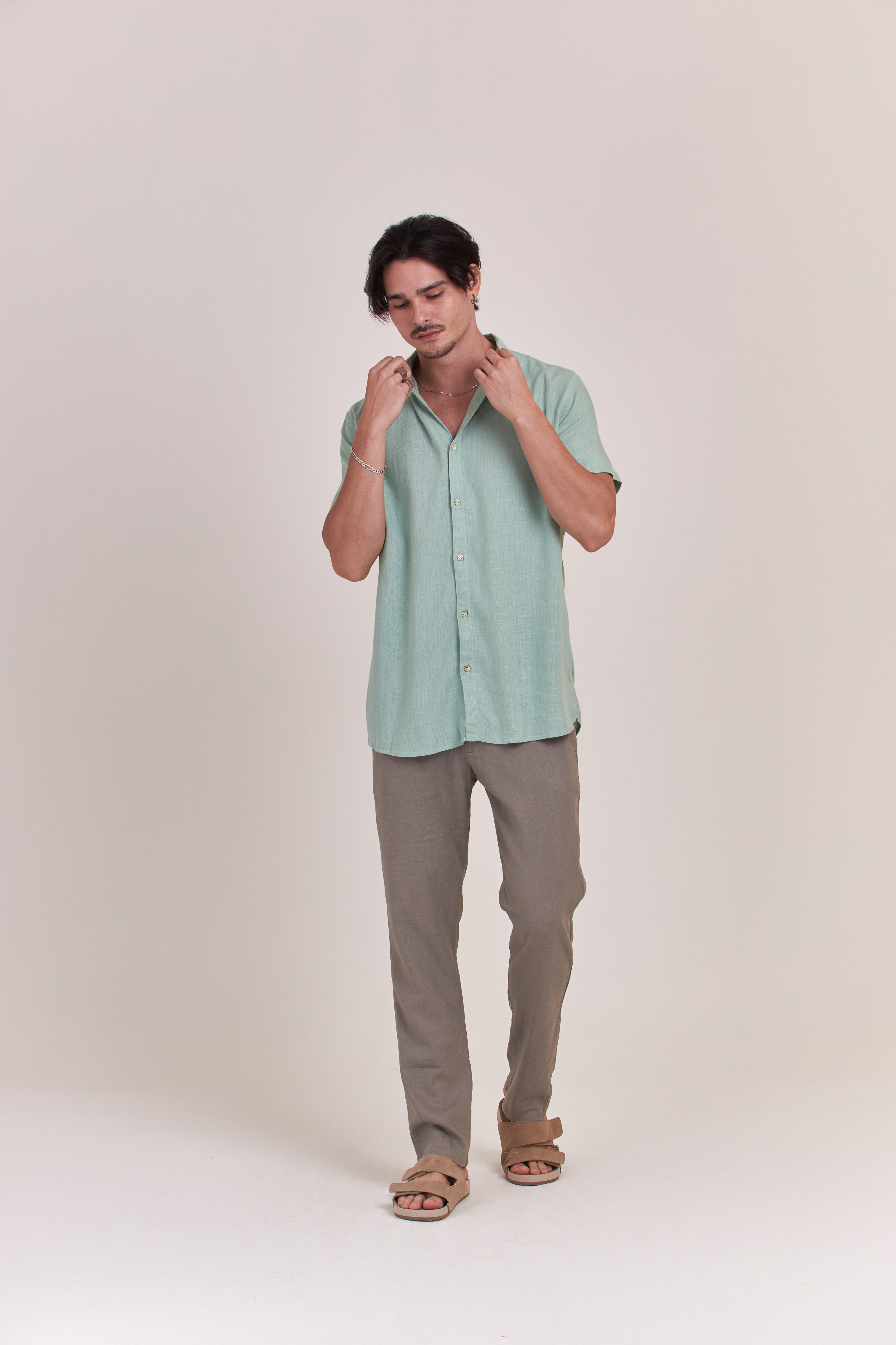 CAMISA DANDI SOFT SLUB MINT