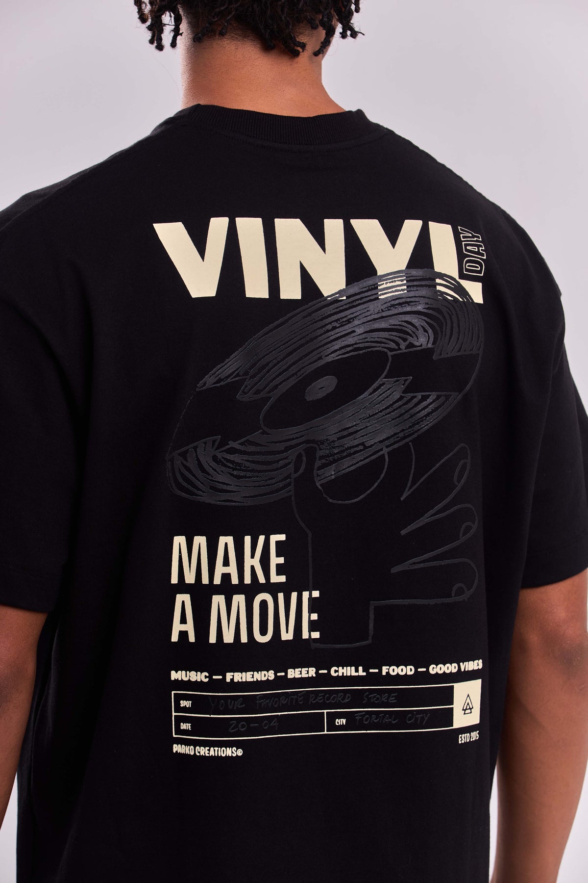 Camiseta Over Boxy Vinyl