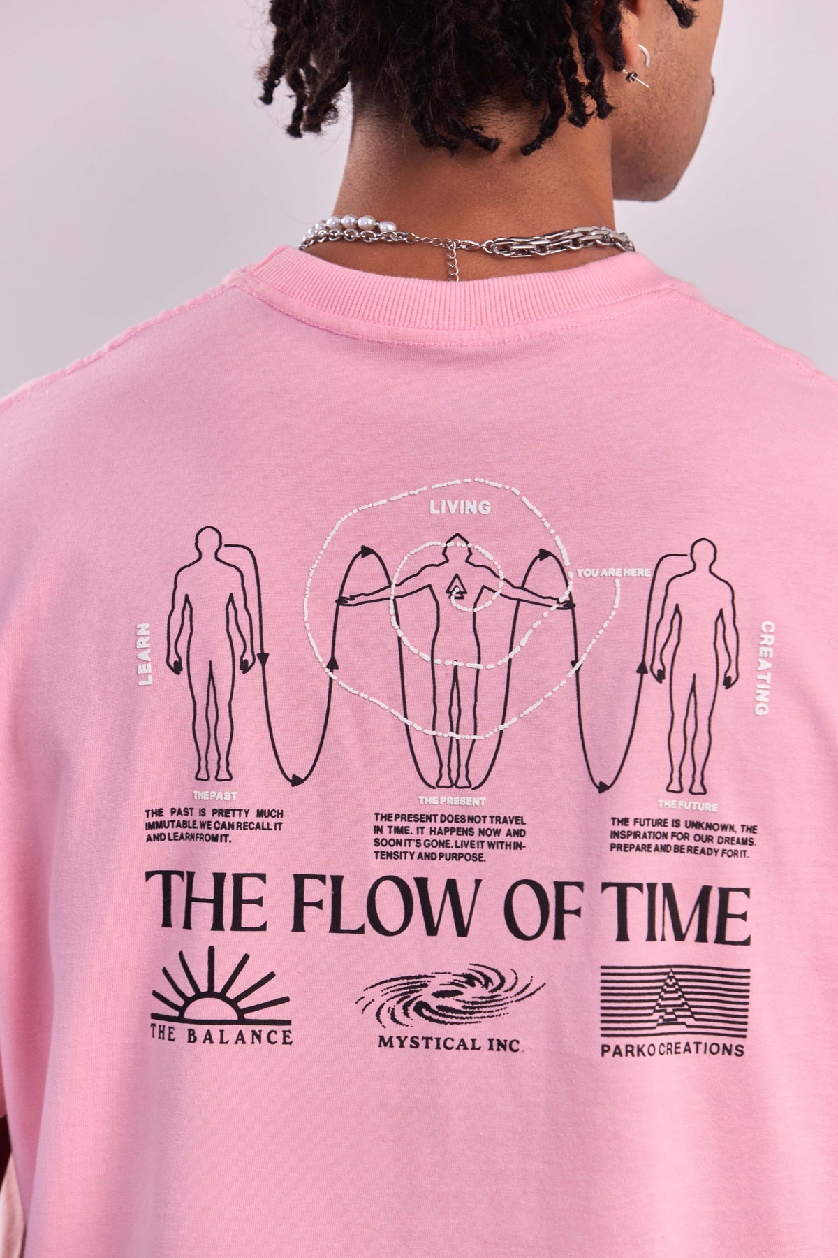 T-shirt Over Boxy Flow Of Time
