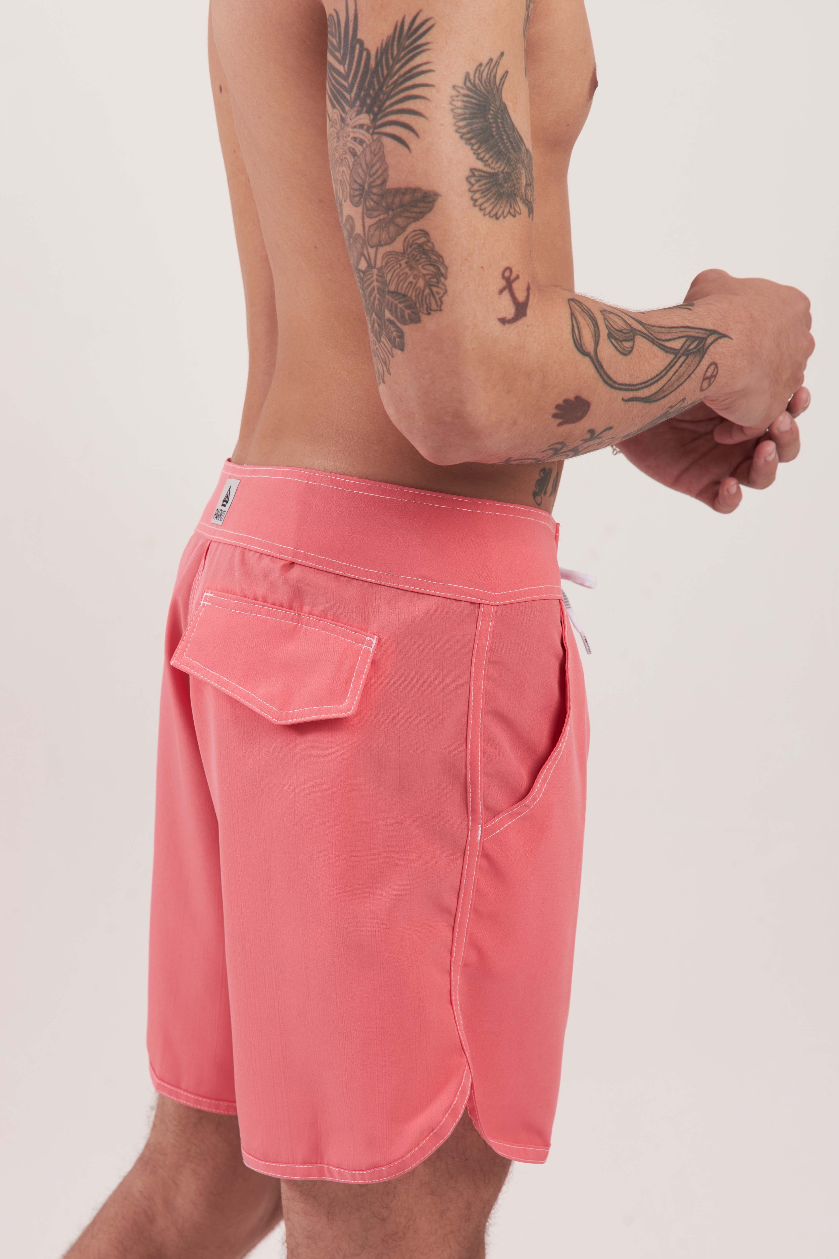 Boardshort Surf Retrô Rosê