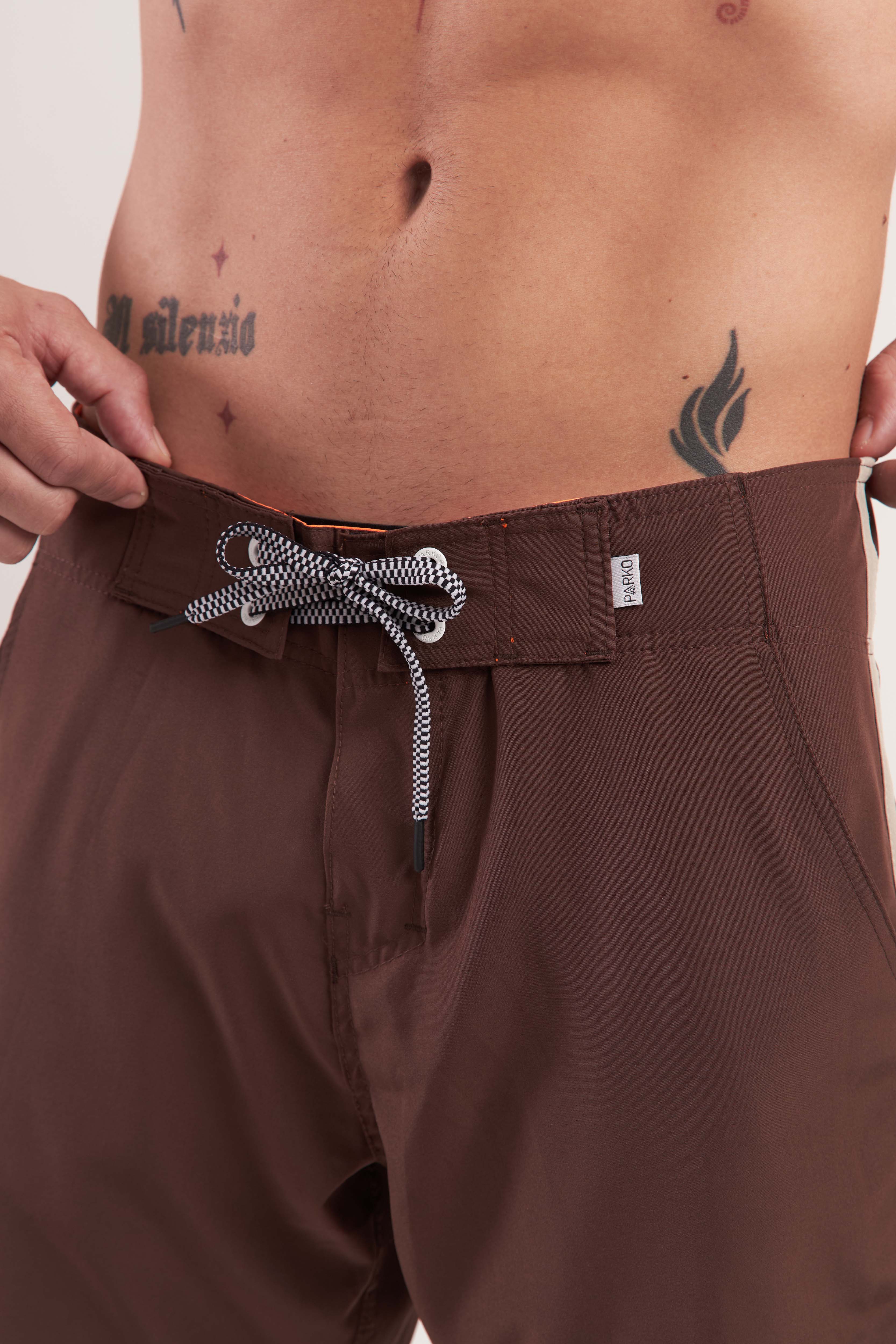 Boardshort Surf Retrô Choco