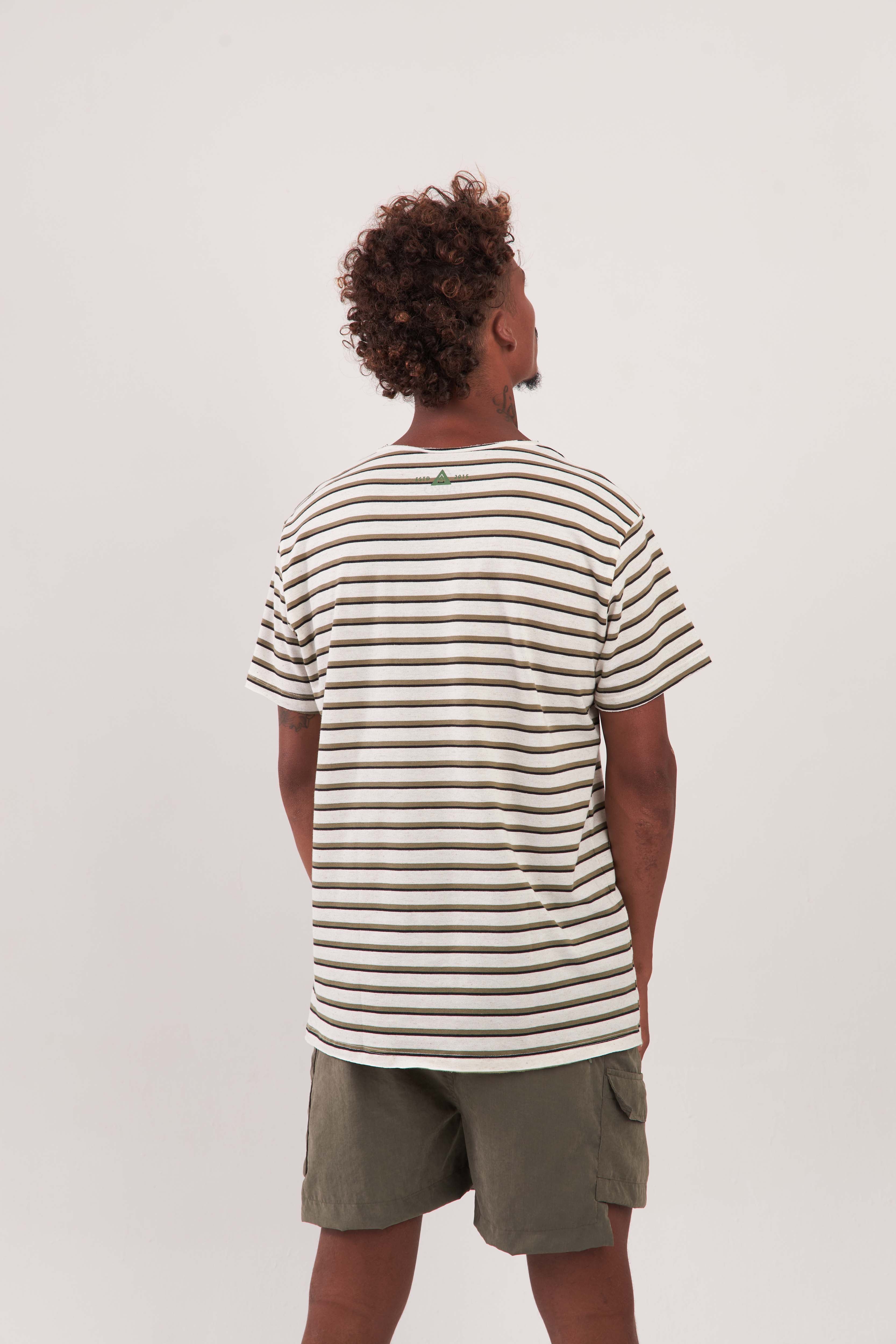 Camiseta Classic Sailor Bege Verde