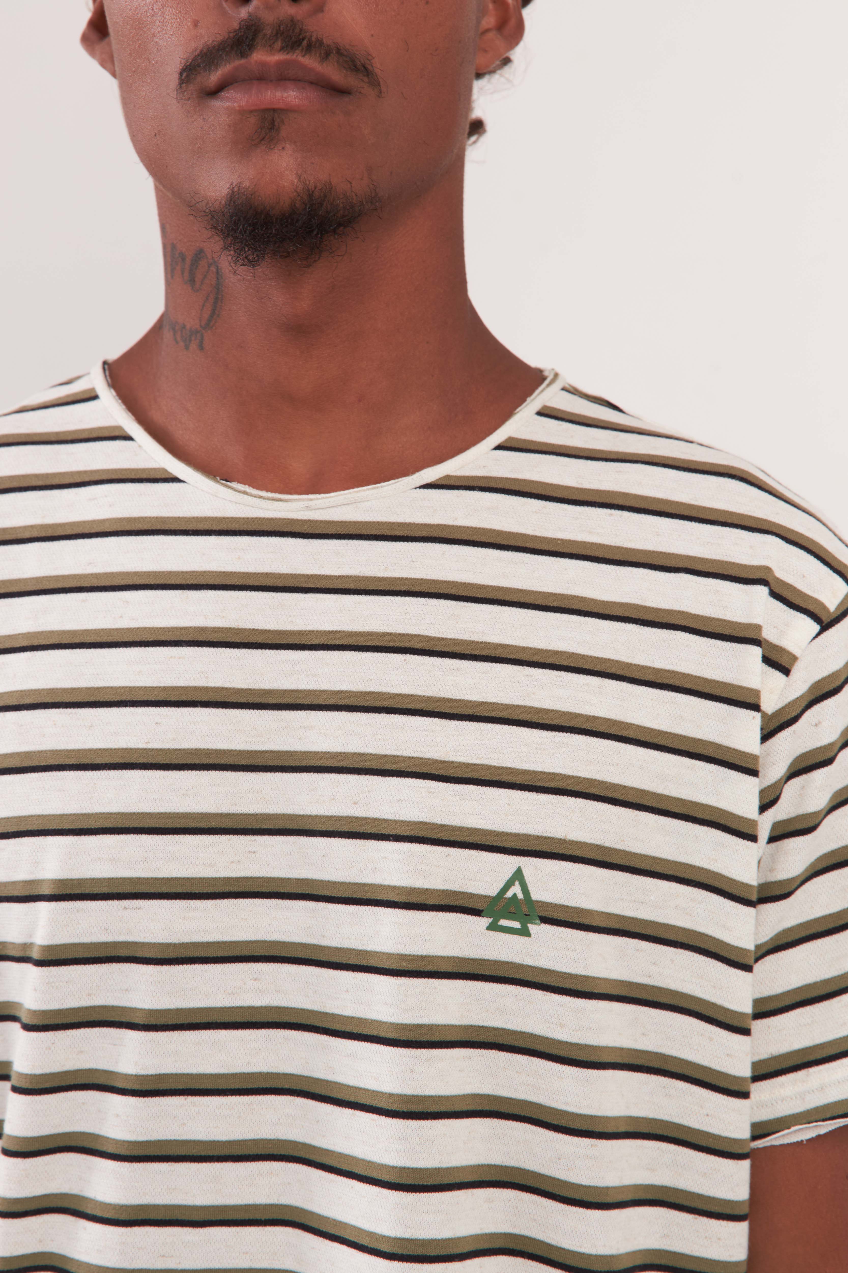 Camiseta Classic Sailor Bege Verde