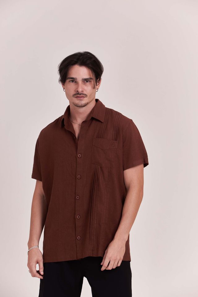 Camisa Ripple Choco