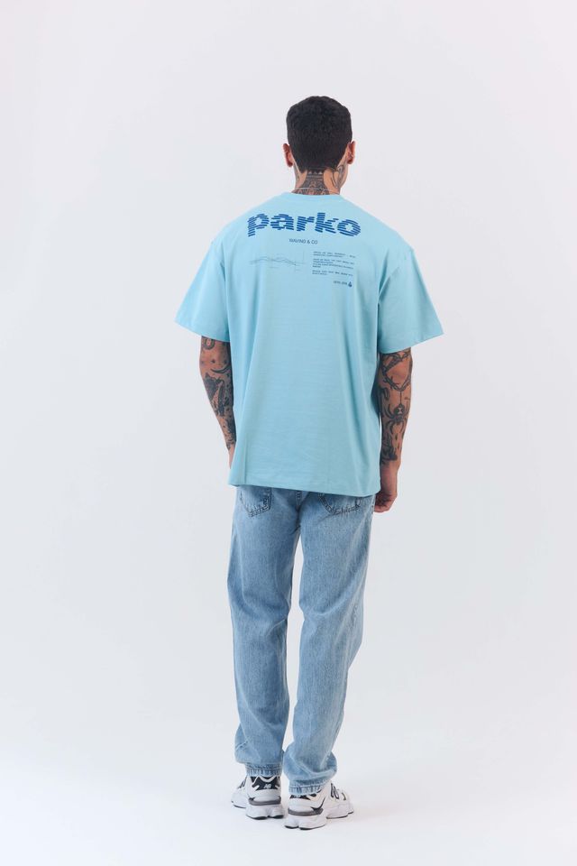 Camiseta Over Boxy Waving